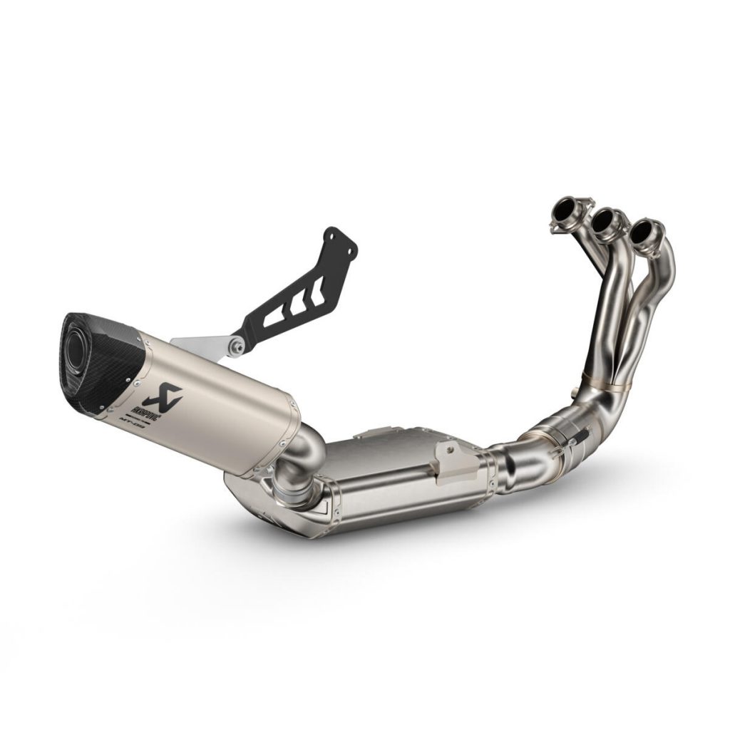 Yamaha MT09 2021 Akrapovic uitlaat Motor accessoires, Motor uitlaat