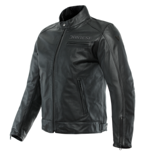 Dainese Zaurax Leather Jacket Black 