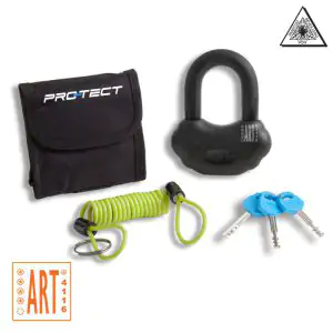 Pro-Tect Topaz ART-4 schijfremslot Fluo geel