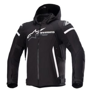 Alpinestars Zaca Waterproof Jacket Black White 12