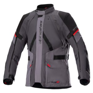 Alpinestars Monteira Drystar XF Jacket Dark Grey Tar Grey Bright Red 9063