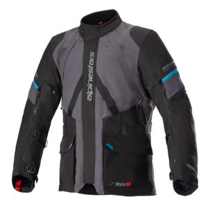 Alpinestars Monteira Drystar XF Jacket Tar Grey Black Methyl Blue 9617