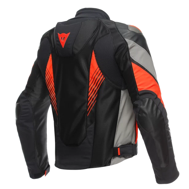 Dainese Super Rider 2 Absoluteshell Jacket Black Dark-Gull-Grey Fluo-Red 85I Dainese Super Rider 2 Absoluteshell Jacket Black Dark-Gull-Grey Fluo-Red 85I