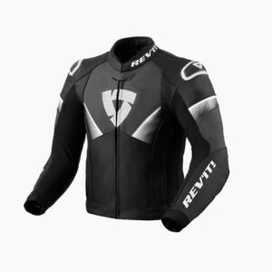 Revit Argon 2 Leather Jacket Black White 1600