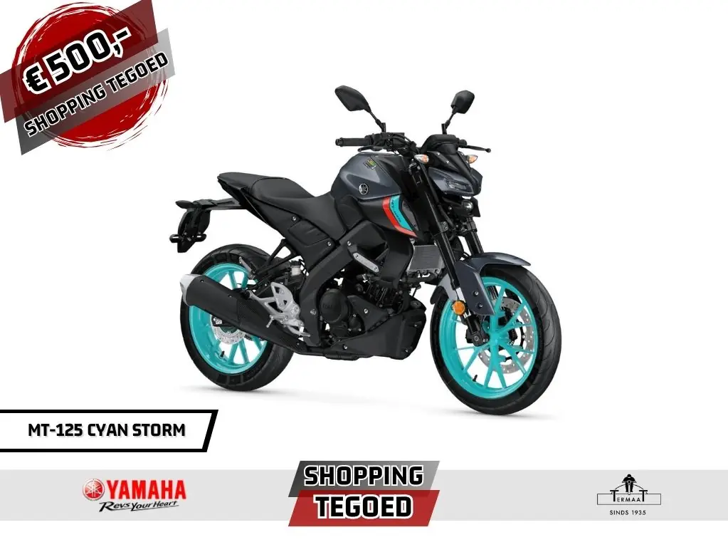 Yamaha MT-125 Cyan Storm kopen bij Termaat Motoren Nijmegen – Yamaha exclusief dealer