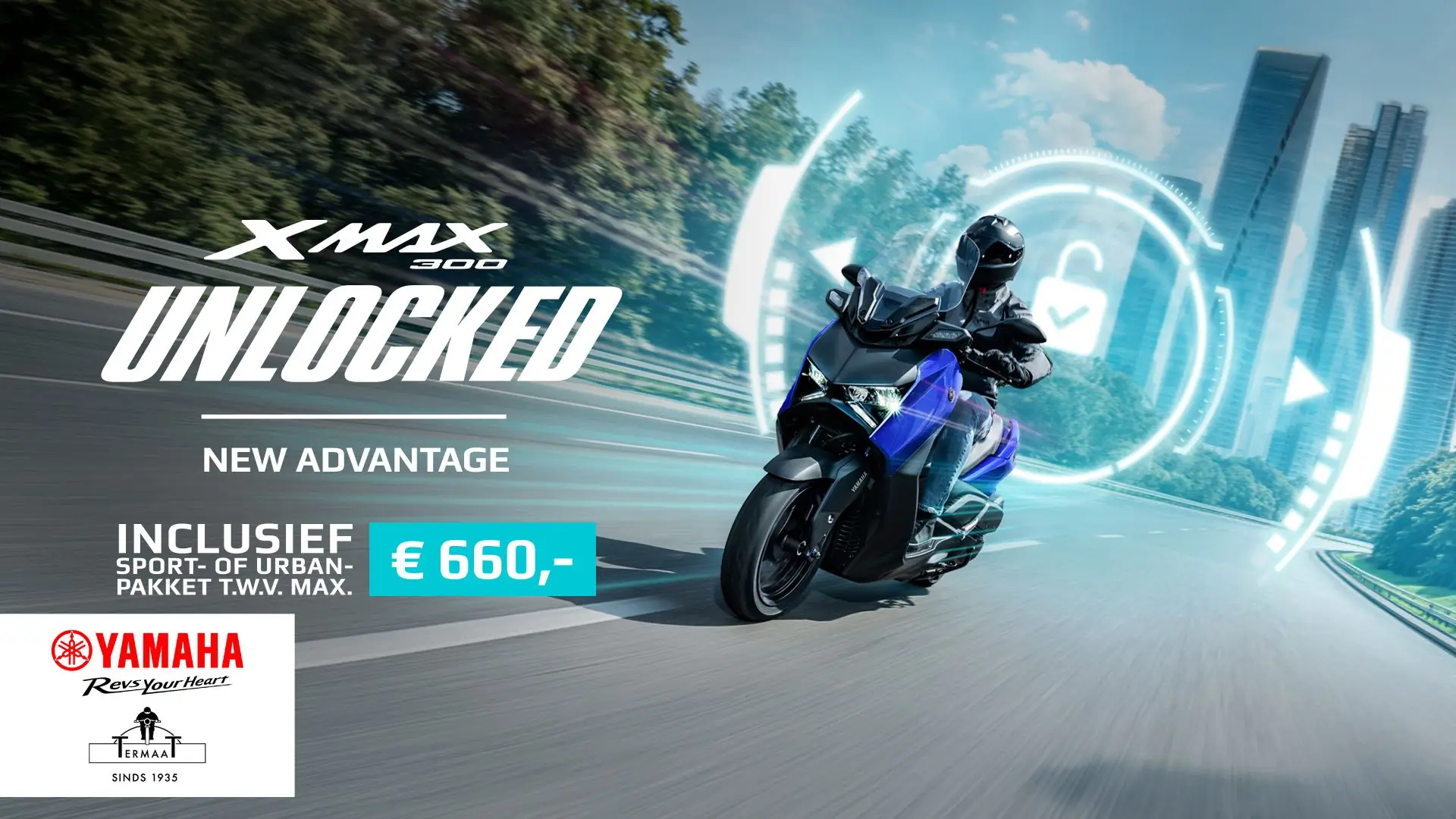 Yamaha xmax 300 kopen bij Termaat Motoren Nijmegen – Yamaha exclusief dealer