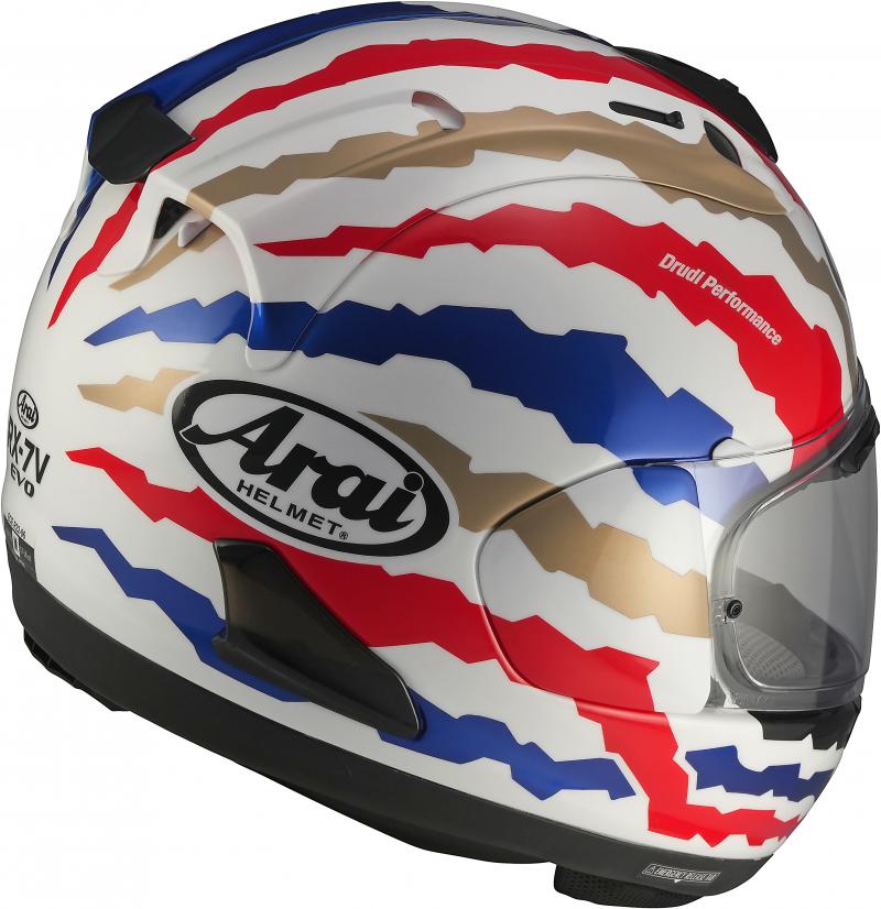 Arai RX 7V Evo Doohan Jubilee Restyle Arai RX 7V Evo Doohan Jubilee Restyle