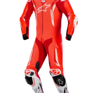 Alpinestars GP Tech V5 1pc Suit Red Fluo Bright Red White 3310