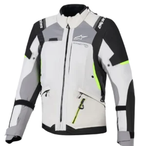 Alpinestars Stella Andes V4 Drystar Jacket Ice Grey Dark Grey Black Fluo Yellow 9282