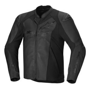 Alpinestars Faster V3 Leather Jacket Black Black 1100