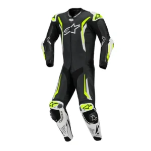 Alpinestars GP Tech V5 1pc Suit Black White Yellow Fluo 125