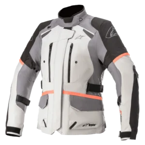 Alpinestars Stella Andes V4 Drystar Jacket Ice Grey Dark Grey Black Fluo Yellow 9282