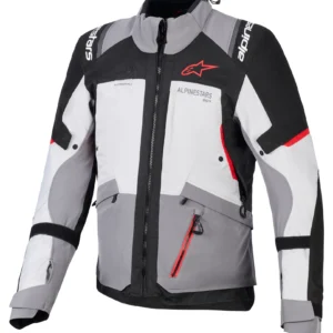 Alpinestars Andes V4 Drystar Jacket Dark Grey Ice Grey Black Bright Red 9141