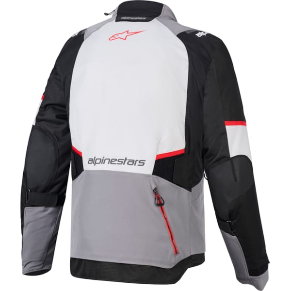 Alpinestars Andes V4 Drystar Jacket Dark Grey Ice Grey Black Bright Red 9141 Alpinestars Andes V4 Drystar Jacket Dark Grey Ice Grey Black Bright Red 9141