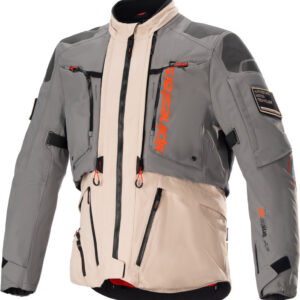 Alpinestars AMT-10R Drystar XF Jacket Fur Grey Pale Brown Orange 9684