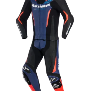 Alpinestars GP Force V2 2pc Suit Black Blue Red Fluo 1739