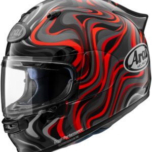 Arai Quantic Swirl Red