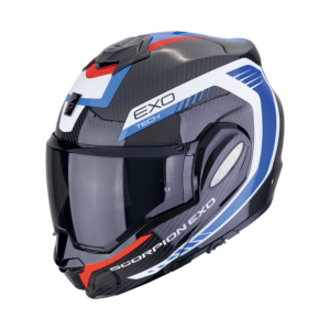 Scorpion Exo-Tech Evo Carbon Cosy Black Blue Red