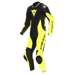 Dainese Demon Sprint Perforated 1pc Suit Black Yellow Fluo Z18