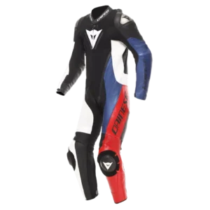 Dainese Demon Sprint Perforated 1pc Suit Black White Lava Red A66