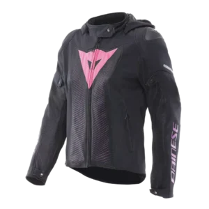 Dainese Super Sprint Air Tex Jacket Ladies Black Pink Viola 75R